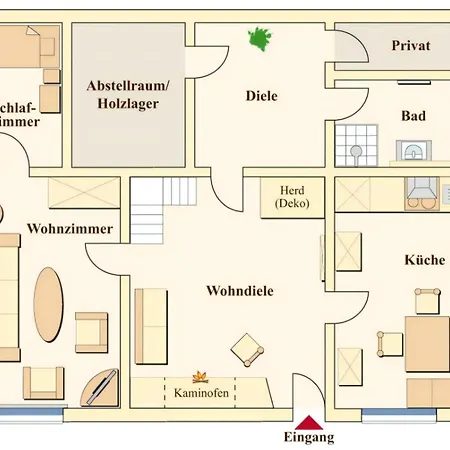 Apartment Mit Garten, Terrasse Und Grill *